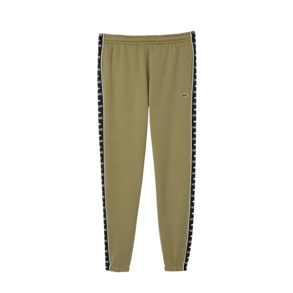 Lacoste Mens Woven Joggers / Khaki Green